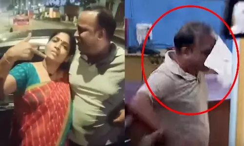 மதுபோதையில் ஓவராக பேசிவிட்டேன்.. போலீசாரிடம் மன்னிப்பு கேட்ட ஜோடி