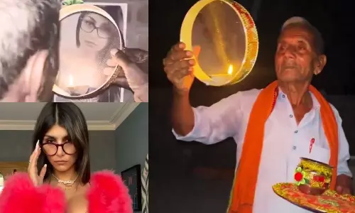 மியா கலிஃபா நீண்ட ஆயுளுடன் இருக்கணும்.. விரதம் இருந்த முதியவர் -  வீடியோ வைரல்