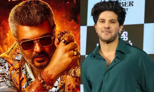 THE NAME IS அஜித்குமார்.. பிரஸ் மீட்டில் வந்து விழுந்த கேள்வி - துல்கர் சல்மான் கொடுத்த மாஸ் ரிப்ளை