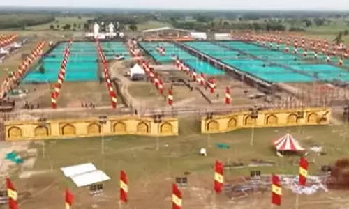 சிசிடிவி மூலம் த.வெ.க மாநாட்டின் பணிகளை கண்காணிக்கும் விஜய்