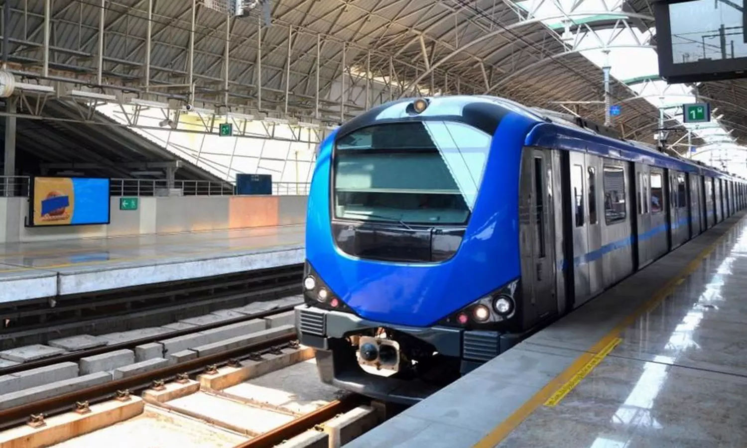 Driverless Automated Metro train in chennai trial run 26th, ஓட்டுநர் இல்லாத  தானியங்கி மெட்ரோ ரெயில்: 26-ந்தேதி சோதனை ஓட்டம்