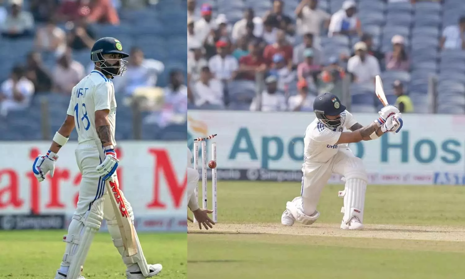 சான்ட்னெர் பந்தில் க்ளீன் போல்டு: விராட் கோலியும்... சுழற்பந்து வீச்சும்...