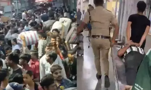 தீபாவளிக்கு படையெடுத்த மக்கள்- கூட்ட நெரிசலில் சிக்கி 9 பேர் படுகாயம்