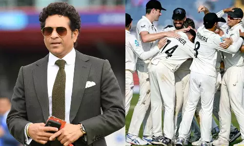 இந்தியாவை வீழ்த்தி வரலாற்று சாதனை படைத்த நியூசிலாந்து அணிக்கு சச்சின் பாராட்டு