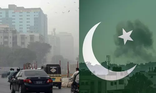 உத்தரப் பிரதேச காற்று மாசுக்கு பாகிஸ்தான் தான் காரணம்..  குற்றம்சாட்டும் மாசு கட்டுப்பாடு வாரியம்