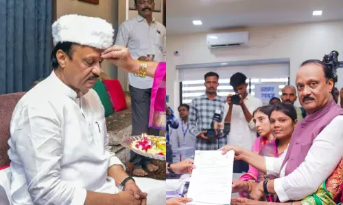 தம்பி மகனை எதிர்த்து போட்டியிடும் துணை முதல்வர் அஜித் பவார்.. பாரமதி தொகுதியில் வேட்புமனுத் தாக்கல்