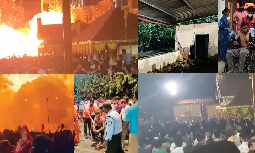 கேரளாவில் கோவில் திருவிழாவில் பட்டாசு வெடித்து விபத்து: 150-க்கும் மேற்பட்டோர் காயம்