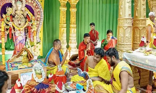 தெலுங்கானாவில் கமலா ஹாரிஸ் வெற்றிபெற சிறப்பு யாகம்