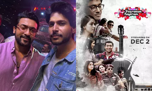 வாரணம் ஆயிரம் படத்தின் உதவி இயக்குனர் டூ  கங்குவா ப்ரோமோஷன் - சந்தீப் கிஷன் நெகிழ்ச்சி பதிவு