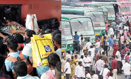 தீபாவளி பண்டிகை... பஸ், ரெயில் நிலையங்களில் அலைமோதும் கூட்டம்