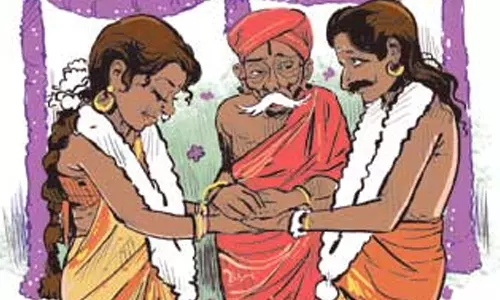 பண்டைய காலத்தில் தாளை பனைமர ஓலையில் தாலி!