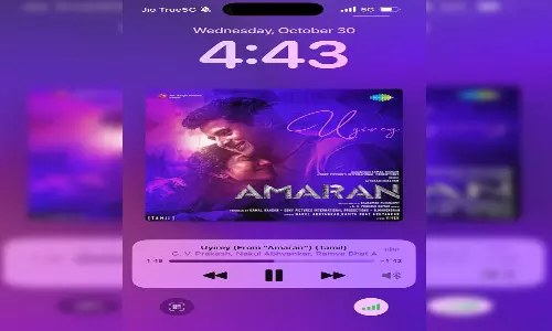 அமரன் படத்தின் உயிரே பாடலின் லிரிக் வீடியோ ரிலீஸ்