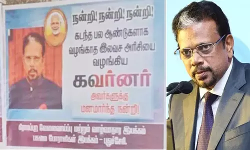 ஆட்சியாளர்களுடன் இணக்கம்- புதுச்சேரியில் கவர்னரை வாழ்த்தி போஸ்டர்