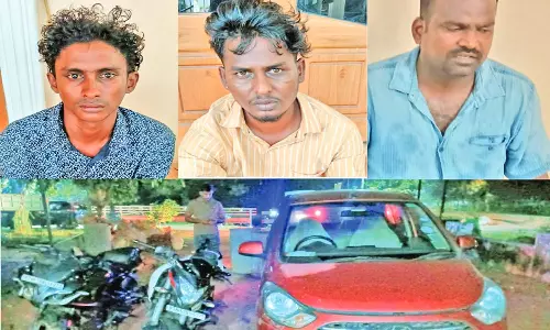 அறந்தாங்கி அருகே கஞ்சா கடத்திய 3 இளைஞர்கள் கைது