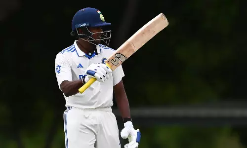 ஆஸ்திரேலியா ஏ அணிக்கெதிரான டெஸ்ட்: 2-வது இன்னிங்சில் சாய் சுதர்சன் சதம் விளாசல்