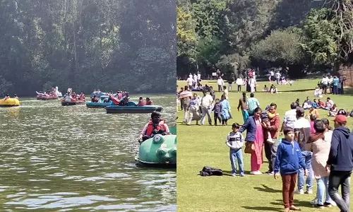 தொடர் விடுமுறை எதிரொலி: ஊட்டியில் குவிந்த சுற்றுலா பயணிகள்