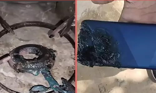 சமைக்கும்போது சூடான எண்ணெயில் விழுந்த செல்போன் வெடித்து சிதறியதால் இளைஞர் உயிரிழப்பு