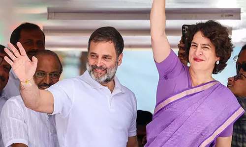 வயநாடு தொகுதியில் 3-வது கட்ட பிரசாரம்.. பிரியங்காவுக்கு ஆதரவாக ராகுல்காந்தி வாக்கு சேகரிப்பு