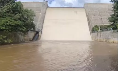 சோத்துப்பாறை அணை அருகே திடீர் மண் சரிவு- குடிநீர் பாதிப்பு