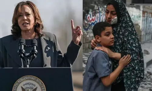 காசா போர் நிறுத்தம் முதல் கருக்கலைப்பு சுதந்திரம் வரை.. இறுதிக்கட்ட பிரசாரத்தில் கமலா ஹாரிஸ் உறுதி