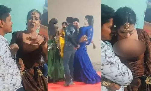 நிச்சயதார்த்த விழாவில் திருநங்கைகள் ஆபாச நடனம்- வைரலாகும் வீடியோ