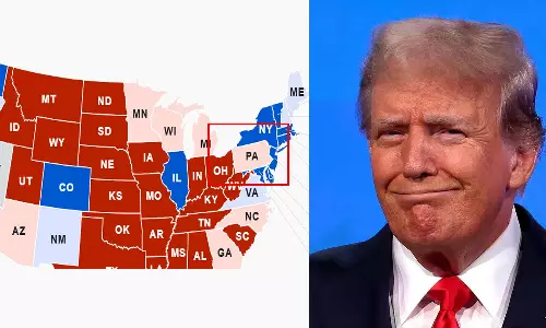 பென்சில்வேனியாவில் கமலா ஹாரிஸை பின்னுக்கு தள்ளி டொனால்டு டிரம்ப் முன்னிலை