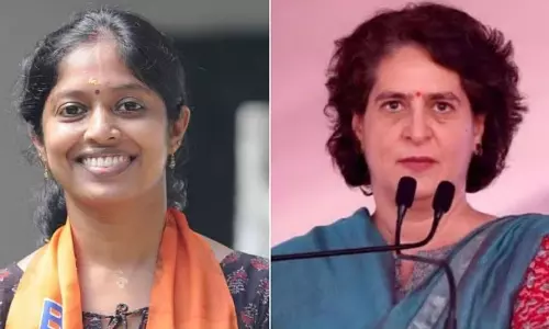 கைதட்டலுக்காக அறிக்கைகளை மட்டும் பிரியங்கா வெளியிடுகிறார்- பா.ஜ.க. வேட்பாளர் கடும் தாக்கு