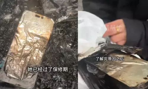 லேசாக கை பட்டதும் வெடித்து சிதறிய ஐபோன் - ஆப்பிள் கூறியது என்ன?