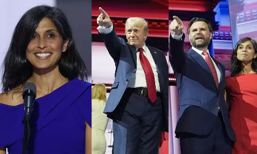 அமெரிக்காவின்  துணை அதிபராகும் உஷாவின் கணவர்..  ஜே.டி. வான்ஸின் இந்திய வம்சாவளி மனைவியின் பின்னணி