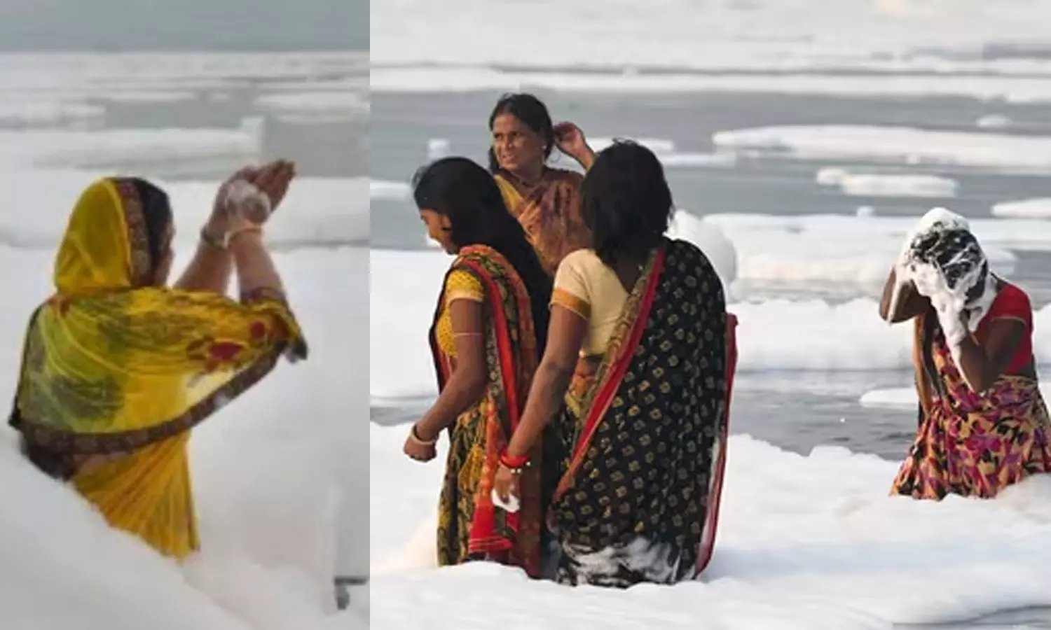 சத் பூஜை.. மாசடைந்த யமுனை நதியில் பொதுமக்கள் நீராட டெல்லி உயர்நீதிமன்றம் அனுமதி மறுப்பு