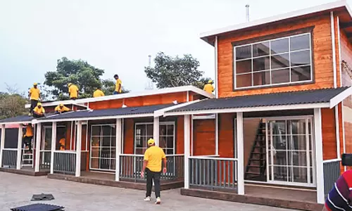 கோவாவில் புதிய முயற்சி: 10½ மணி நேரத்தில் கட்டப்பட்ட வீடு - வீடியோ