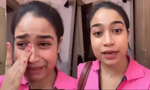 நடுரோட்டில் பெண்ணுக்கு பாலியல் சீண்டல் கொடுத்த 10 வயது சிறுவன் - அதிர்ச்சி வீடியோ