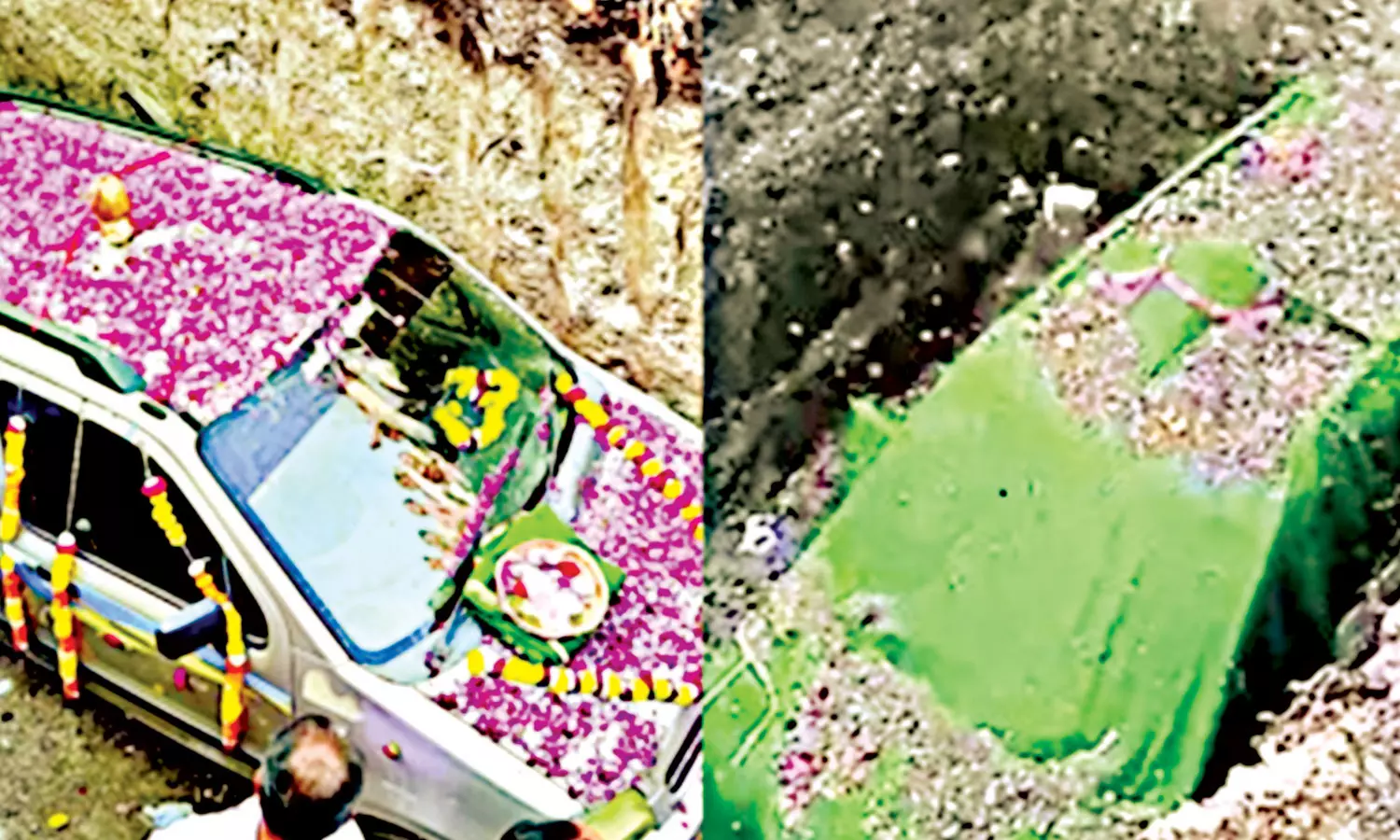 அதிர்ஷ்ட காருக்கு இறுதி ஊர்வலம் நடத்தி அடக்கம் செய்த குஜராத் தொழிலதிபர் அதிர்ஷ்ட காருக்கு இறுதி ஊர்வலம் நடத்தி அடக்கம் செய்த குஜராத் தொழிலதிபர்