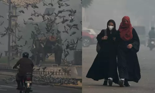 தீவிர காற்று  மாசுபாட்டால் மூச்சுத் திணறும் பாகிஸ்தான்.. கட்டாய லாக்டவுன் அமல்