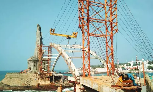விவேகானந்தர் பாறை-திருவள்ளுவர் சிலை இடையே கண்ணாடி கூண்டு பாலம் மு.க.ஸ்டாலின் திறந்து வைக்கிறார்?