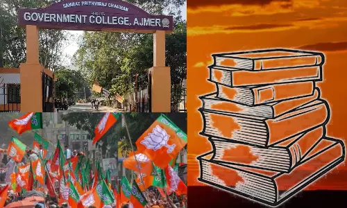 கல்லூரி கதவுகளுக்கு ஆரஞ்சு வர்ணம் பூச ராஜஸ்தான் அரசு உத்தரவு.. காவிமயமாக்கல் என காங்கிரஸ் சாடல்