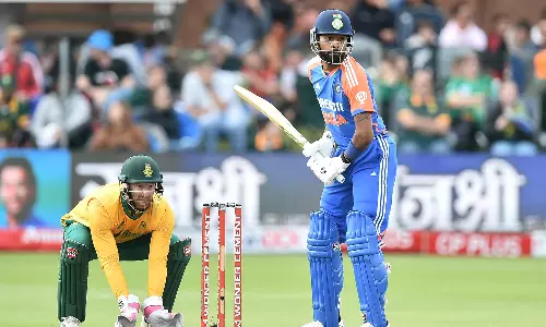 2-வது டி20 போட்டி: தென் ஆப்பிரிக்கா அணிக்கு 125 ரன்கள் இலக்கு நிர்ணயித்த இந்தியா