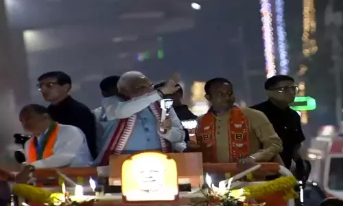 ஜார்க்கண்ட் சட்டசபை தேர்தல்: ராஞ்சியில் பிரதமர் மோடி வாகனப் பேரணி