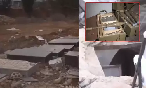 கல்லைறைகளுக்கு நடுவில் ஹிஸ்புல்லாவின் சுரங்கப்பாதை: வீடியோ வெளியிட்ட இஸ்ரேல் ராணுவம்