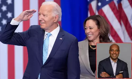 ராஜினாமா செய்துவிட்டு கமலா ஹாரிஸை அதிபராக்கவும்: பைடனுக்கு முன்னாள் உதவியாளர் பரிந்துரை