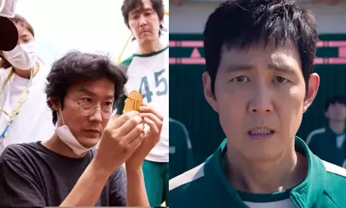 முரட்டு டைரக்டரா இருப்பாரோ.. STRESS -இல் 9 பல்லும் கொட்டிப்போச்சு - புலம்பும் ஸ்குவிட் கேம் இயக்குனர்