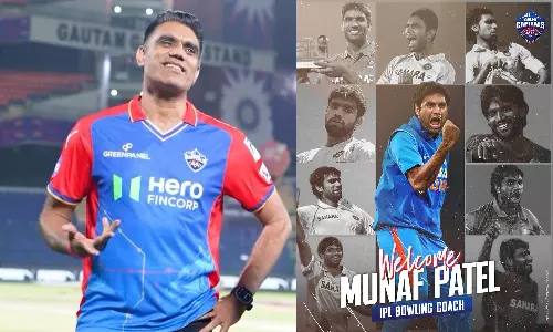 டெல்லி கேப்பிடல்ஸ் அணியின் புதிய பந்துவீச்சு பயிற்சியாளராக முனாப் பட்டேல் நியமனம்