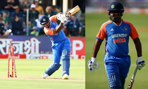 தொடர்ச்சியாக இரண்டு சதம்.. அடுத்த 2 போட்டிகளில் டக் அவுட் ஆன சஞ்சு சாம்சன்