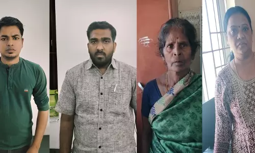 ஆள்மாறாட்டம் செய்து நிலம் மோசடி- பெண்கள் உள்பட 5 பேர் கைது