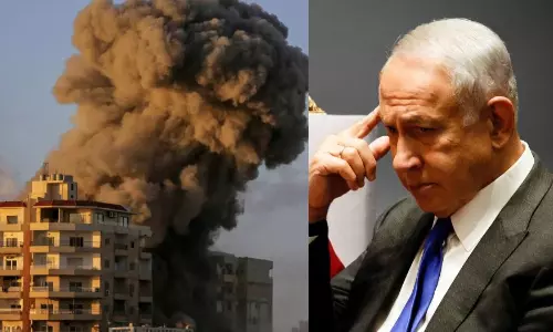 நேதன்யாகு வீடு தாக்கப்பட்டதன் எதிரொலி - காசா குடியிருப்பு மீது குண்டு மழை -  72 பேர் பலி