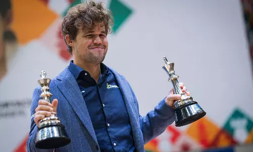 டாடா ஸ்டீல் செஸ்: சாம்பியன் பட்டம் வென்றார் கார்ல்சன்