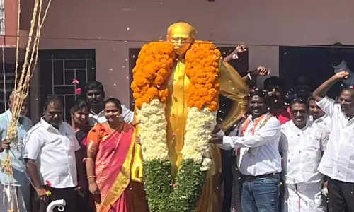 நாகர்கோவில் அருகே காமராஜர் சிலையை தன் சொந்த செலவில் திறந்து வைத்த விஜய் வசந்த் எம்பி