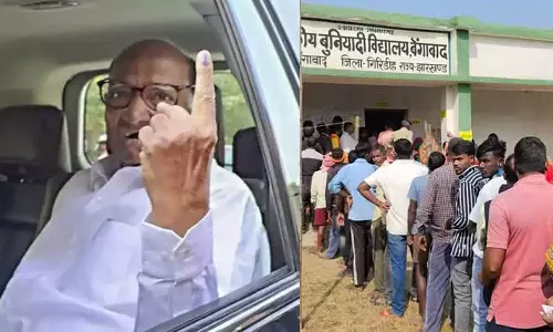 மகாராஷ்டிராவில் 1 மணி வரை 32.18% வாக்குகள் பதிவு: ஜார்க்கண்டில் 47.92% வாக்குகள் பதிவு