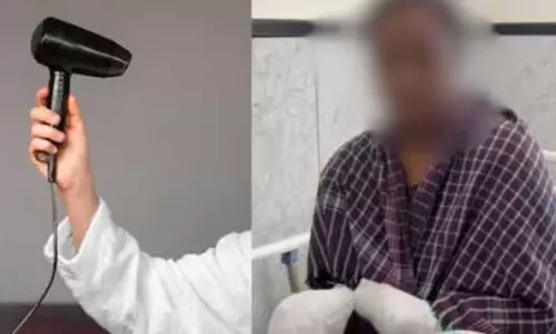 திடீரென வெடித்த ஹேர் ட்ரையர்.. கை விரல்களை இழந்த ராணுவ வீரரின் மனைவி