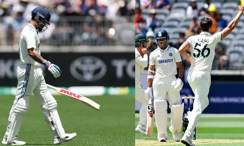 பெர்த் டெஸ்ட்: ஜெய்ஸ்வால், படிக்கல், விராட் கோலி ஏமாற்றம்